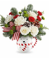 Teleflora's Send A Hug Bear Hugs and Wishes Flower Arrangement