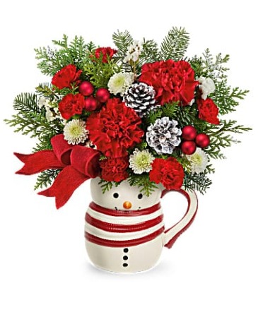 Teleflora's Send a Hug Frosty Stripes Bouquet in Jacksonville, NC | APRIL SHOWERS Teleflora's Send a Hug Frosty Stripes Bouquet in Jacksonville, NC | APRIL SHOWERS