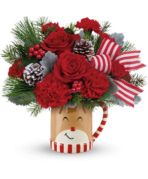 Teleflora's Send A Hug Reindeer Bouquet