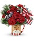 Teleflora's Send A Hug Reindeer Wish Bouquet 