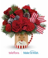 Teleflora's Send A Hug Reindeer Wish Bouquet Christmas