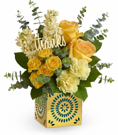 Teleflora's Shimmer of Thanks Fresh Vase