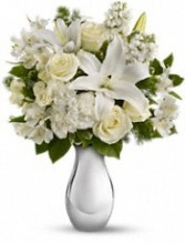 Teleflora's Shimmering White Bouquet 