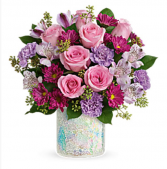 Telefloras shine in style bouquet  