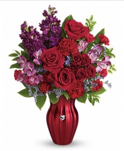 Teleflora's Shining Heart Bouquet