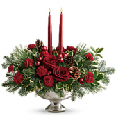 Teleflora's Shinning Bright Christmas arrangement