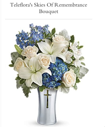 Teleflora's Skies Of Remembrance Bouquet 