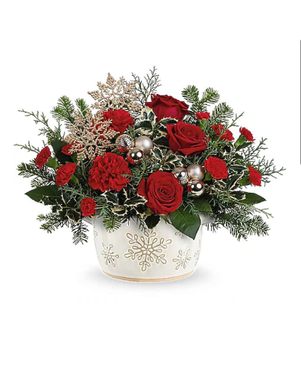 Teleflora's Snowflake Symphony Bouquet 