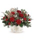 Teleflora's Snowflake Symphony Bouquet Flower Arrangement