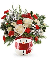 Teleflora's Snowy Delight Bouquet Christmas