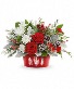 Teleflora's Snowy Pines Centerpiece 