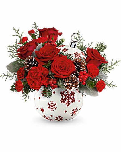 Teleflora's Sparkle All The Way Bouquet Christmas