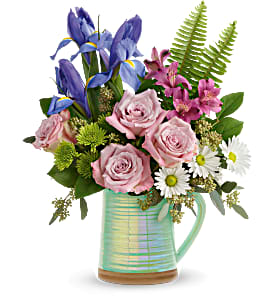 Teleflora's Spring is Served Vase
