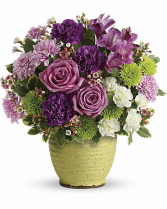 Teleflora's Spring Speckle Fresh Arrangement