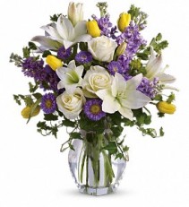 Teleflora's Spring Waltz Vased Arrangement