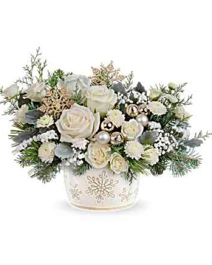 Teleflora's Starry Snowflakes Bouquet Christmas