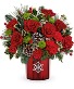 Teleflora's Stunning Snowflake Bouquet Christmas Arrangement