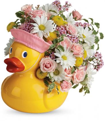 Teleflora's Sweet Little Ducky Bouquet  in Livermore, CA | KNODT'S FLOWERS
