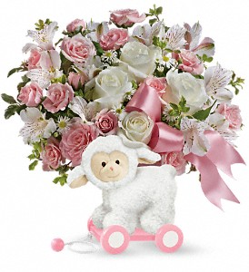 Teleflora's Sweet Little Lamb -Pink TNB03-1B Bouquet in Moses Lake, WA | FLORAL OCCASIONS Teleflora's Sweet Little Lamb -Pink TNB03-1B Bouquet in Moses Lake, WA | FLORAL OCCASIONS