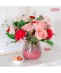 Teleflora's Sweet On Hue Bouquet Vase Arrangement 
