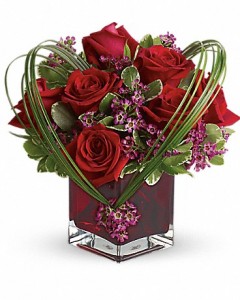 Teleflora's Sweet Thoughts Bouquet with Red Roses