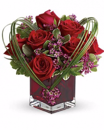 Teleflora's Sweet Thoughts Bouquet With Red Roses 