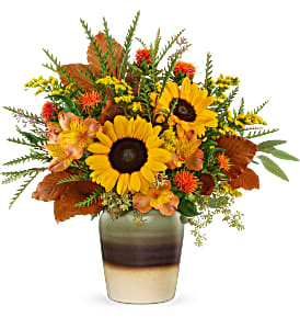 Teleflora's Thankfully yours Fresh Arrangement with a Teleflora Keepsake