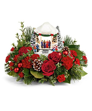 Teleflora's Thomas Kincade 2023 Sweet Sounds Fresh Arrangement with a Teleflora Keepsake