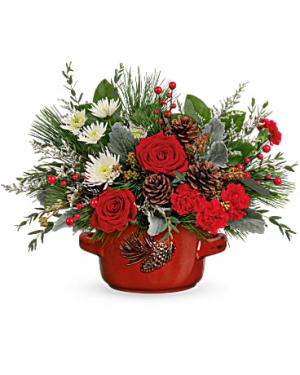 Teleflora's Vintage Stoneware Centerpiece centerpiece