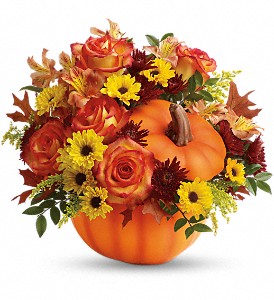 Teleflora's Warm Fall Wishes Bouquet Fall Flowers