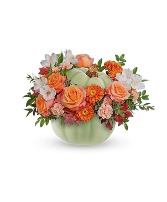 Teleflora's Whimsy Pumpkin Bouquet Flower Arrangement