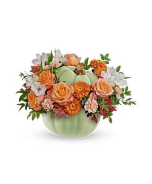 Teleflora's Whimsy Pumpkin Bouquet Fresh Flowers