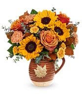 Teleflora's Wild Harvest vase in Florenceville Bristol, New Brunswick | JT's Flowers