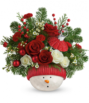  Winter Fun Ornament Holiday Arrangement