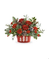 Teleflora's Winter Whimsy Centerpiece 