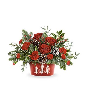 Teleflora's Winter Whimsy Centerpiece 