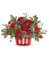 Teleflora's Winter Whimsy Centerpiece 