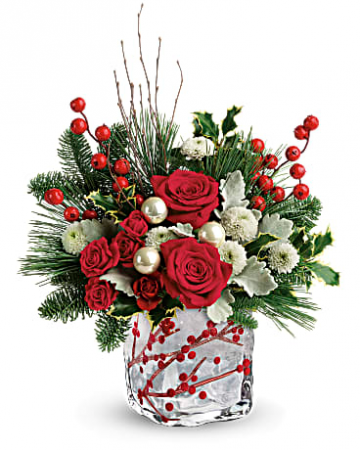 Teleflora's Winterberry Kisses Bouquet Arrangement