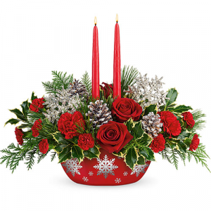 Teleflora's Winter's Eve Centerpiece Christmas in Las Vegas, NV | Blooming Memory Teleflora's Winter's Eve Centerpiece Christmas in Las Vegas, NV | Blooming Memory