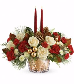 Teleflora's Winters Pine Centerpiece Christmas