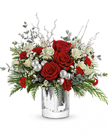 Teleflora's Wintry Wishes Bouquet Christmas