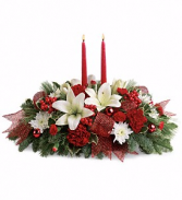 Teleflora's Yuletide Magic Centerpiece Christmas