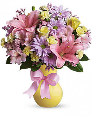 Simply Sweet - 181 (vase colour may vary)  Vase arrangement 