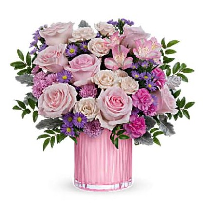 Telflora's Rosy Pink Bouquet Bouquet