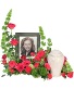 Tender Memorial Cremation Flowers   (urn/frame not included) 