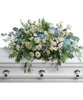 Tender Remembrance Casket Spray  "New At Wilsons"