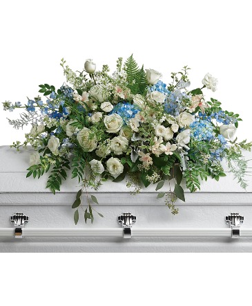 Tender Remembrance Casket Spray "New At Wilsons" in Arlington, TX | Wilsons In Bloom Florist Tender Remembrance Casket Spray "New At Wilsons" in Arlington, TX | Wilsons In Bloom Florist