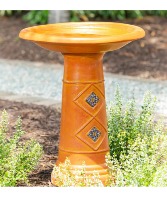 Terra Cotta Bird Bath 