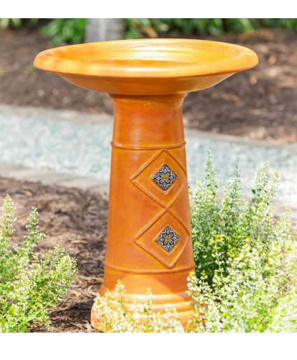Terra Cotta Bird Bath 