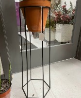 Terracota Lift planter with stand